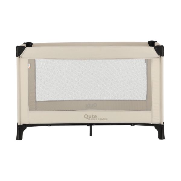 Qute Q-Sleep Campingbed Easyfold + Q-Matti Matras incl. Hoes - Ivory