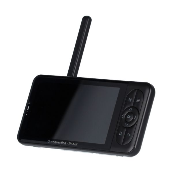 Qute Beeldbabyfoon Q-Connection Smart WIFI 2-IN-1 5HD - Zwart Qute Beeldbabyfoon Q-Connection Smart WIFI 2-IN-1 5HD - Zwart