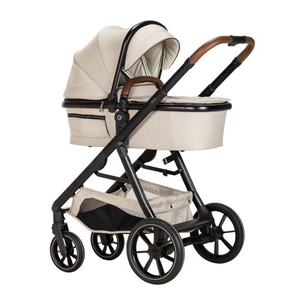 Qute Kinderwagen Q-Journey Taupe - Zwart Frame Qute Kinderwagen Q-Journey Taupe - Zwart Frame