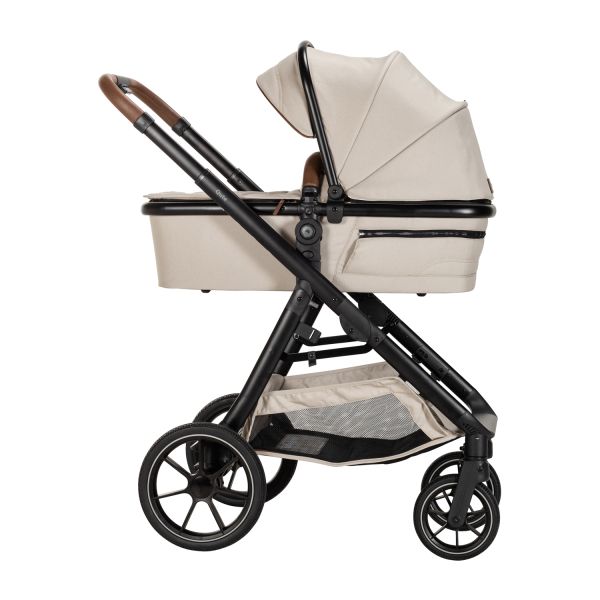 Qute Kinderwagen Q-Journey Taupe - Zwart Frame Qute Kinderwagen Q-Journey Taupe - Zwart Frame