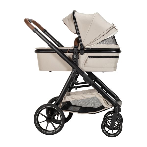 Qute Kinderwagen Q-Journey Taupe - Zwart Frame Qute Kinderwagen Q-Journey Taupe - Zwart Frame
