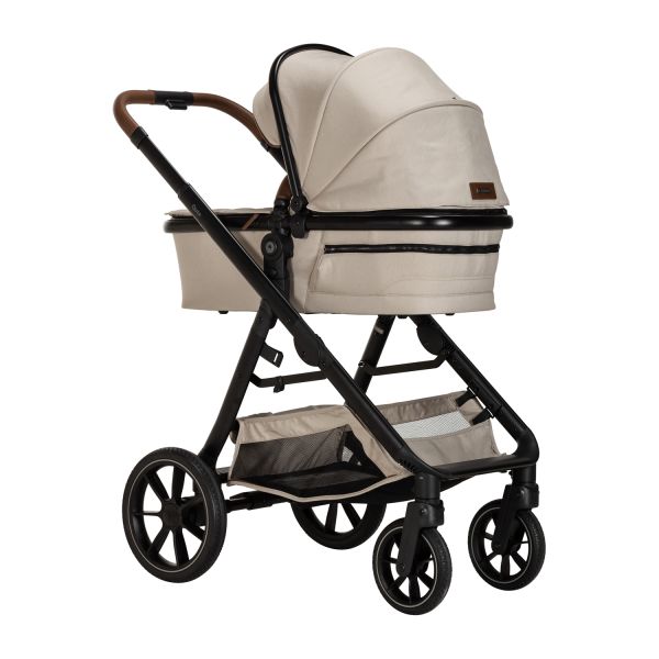 Qute Kinderwagen Q-Journey Taupe - Zwart Frame Qute Kinderwagen Q-Journey Taupe - Zwart Frame
