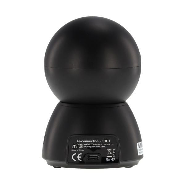 Qute Q-Connection Solo zwart - WIFI babycamera Qute Q-Connection Solo zwart - WIFI babycamera