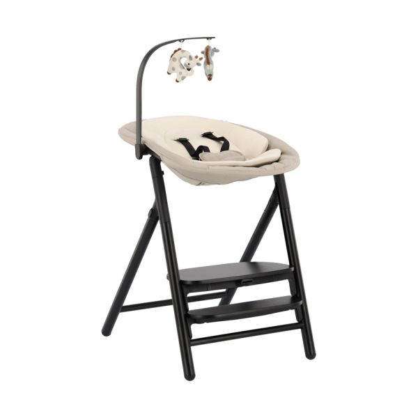 Qute Q-Sittle Eetstoel & Rocker - Full Black/Brown/Sand Qute Q-Sittle Eetstoel & Rocker - Full Black/Brown/Sand
