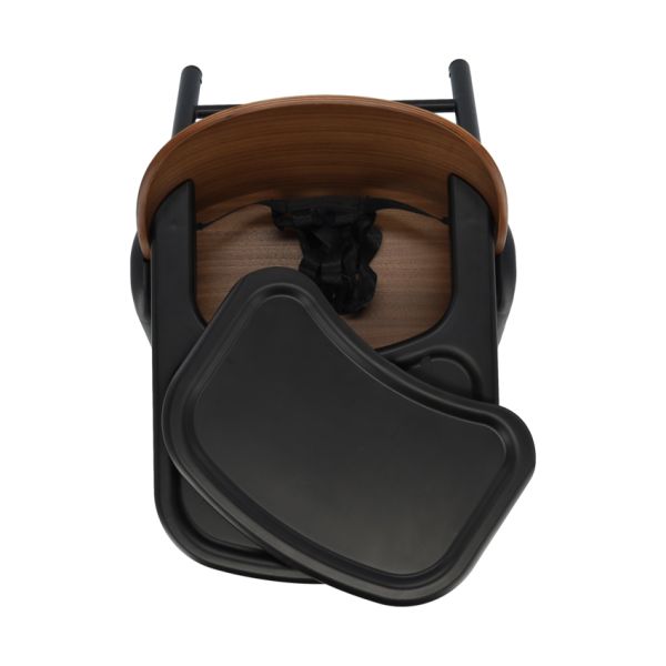 Qute Q-Sittle Eetstoel & Rocker - Woody Black/Clay/Black Qute Q-Sittle Eetstoel & Rocker - Woody Black/Clay/Black