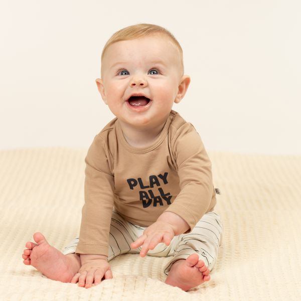 Babylook Stripe Broek - Mt. 68 - Snow White 