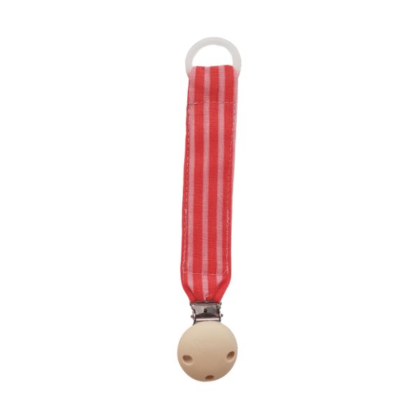 Chewies & More Speenkoord Gestreept - Rood/Roze