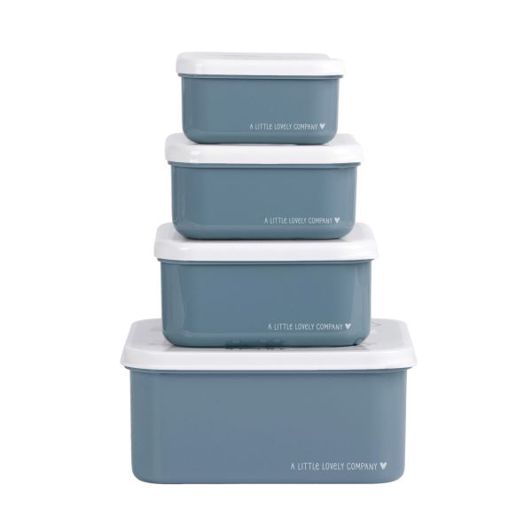 A Little Lovely Company Lunch & Snack Box Set - Vehicles A Little Lovely Company Lunch & Snack Box Set - Vehicles