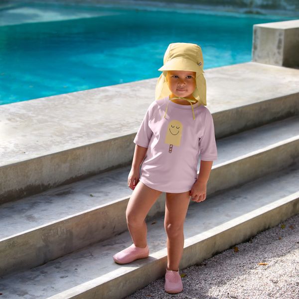 Lässig Popsicle Zwemshirt Korte Mouw - Maat 74/80 - Pale Pink