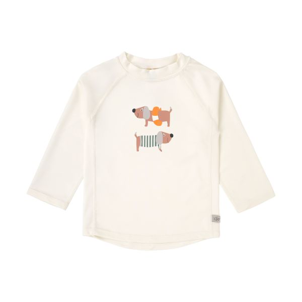 Lässig Beach Dog Zwemshirt Lange Mouw - Maat 74/80 - Orange/Dark Sea