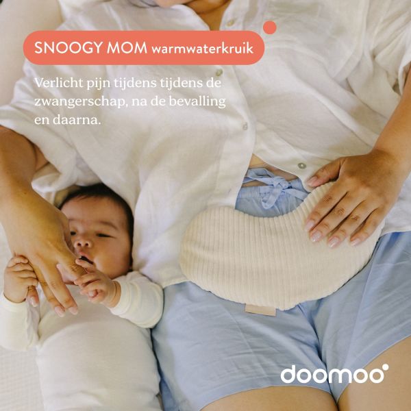 Doomoo Snoogy Mom Warmwaterkruik - Corduroy - Sand Doomoo Snoogy Mom Warmwaterkruik - Corduroy - Sand