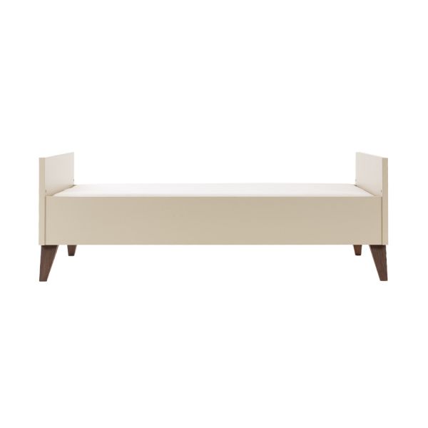 TWF Ledikant 70 x 140 - Commode XL 3 Laden 1 Deur - Hanglegkast 2 Deuren 1 Lade Salerno Walnoot