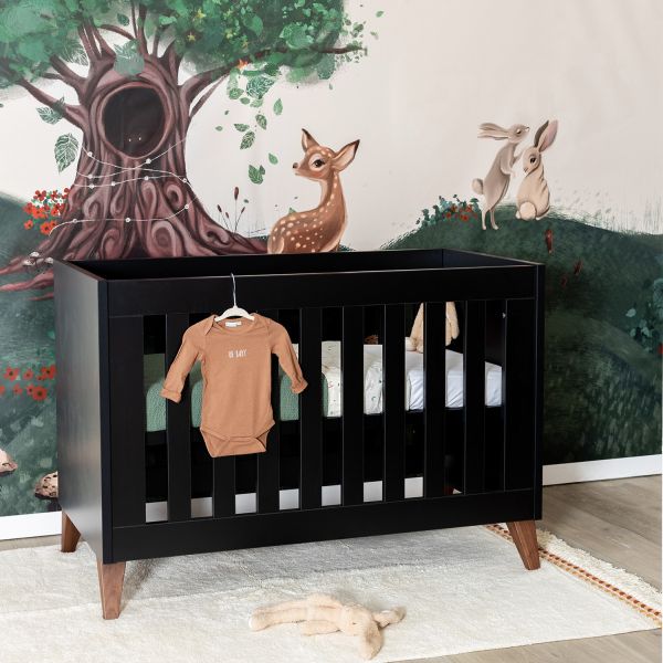 TWF Ledikant 60 x 120 - Commode XL 3 Laden 1 Deur - Hanglegkast XL 3 Deuren 2 Lade Modena Walnoot TWF Ledikant 60 x 120 - Commode XL 3 Laden 1 Deur - Hanglegkast XL 3 Deuren 2 Lade Modena Walnoot