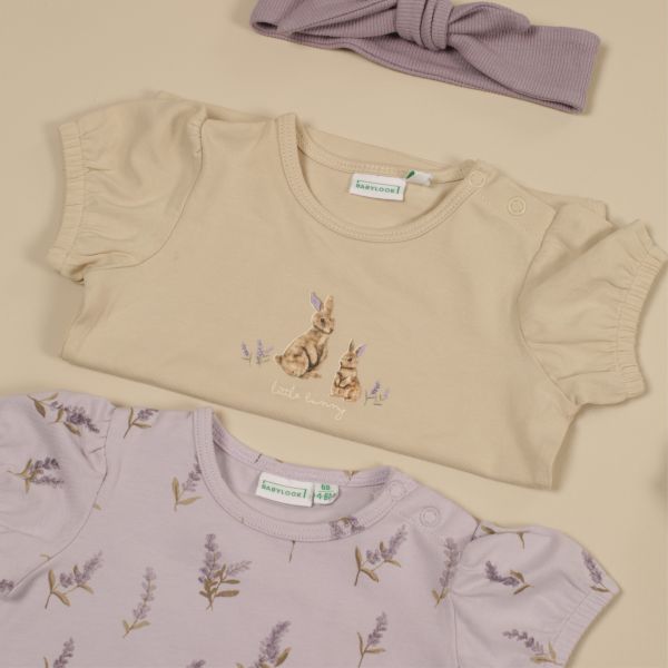 Babylook Lavender Haarband – Rib – Gray Babylook Lavender Haarband – Rib – Gray
