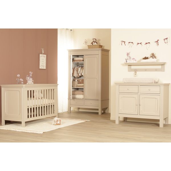 Interbaby Ledikant 60 x 120 - Commode - Hanglegkast - Delphi Interbaby Ledikant 60 x 120 - Commode - Hanglegkast - Delphi