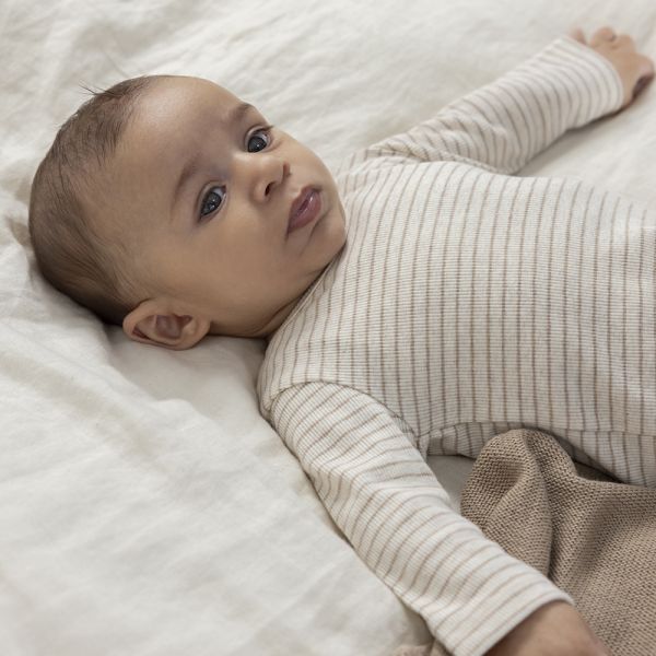 Feetje T-Shirt Print Rib Streep The Magic Is In You Taupe Melange 44 Feetje T-Shirt Print Rib Streep The Magic Is In You Taupe Melange 44