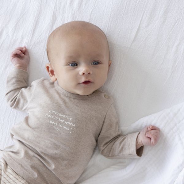 Feetje T-Shirt The Magic Is In You Taupe Melange 44