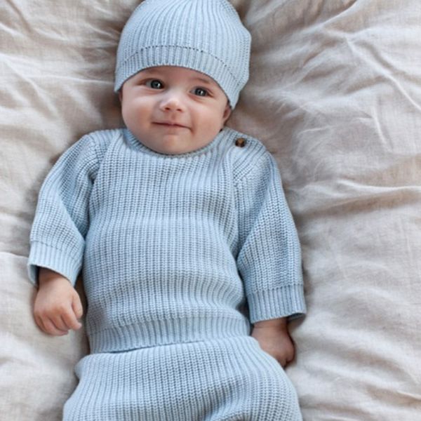 Feetje The Magic Is In You Broek Gebreid - Maat 56 - Blauw