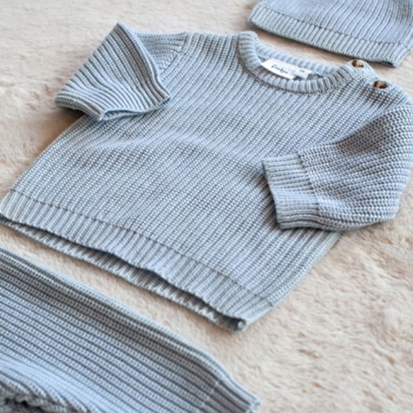 Feetje The Magic Is In You Broek Gebreid - Maat 56 - Blauw