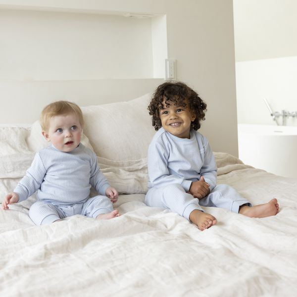 Feetje Wafelpyjama - Maat 68 - Babyblue Feetje Wafelpyjama - Maat 68 - Babyblue