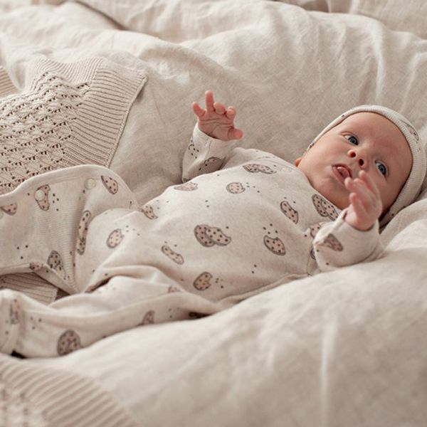 Feetje Geschenkset 1 delig pak + muts Offwhite Melange Maat 44