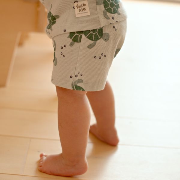 Feetje Premium Summerwear Shortama - Timmy Turtle - Mt. 74 - Mint