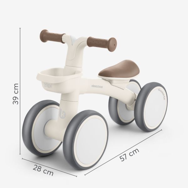 Kikkaboo Ride On Zipi Loopfiets - Beige