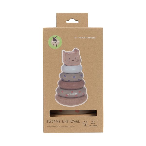 Lässig Little Mateys Stacking Ring Tower - Wood