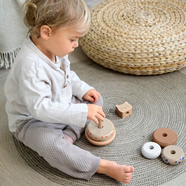 Lässig Little Mateys Stacking Ring Tower - Wood