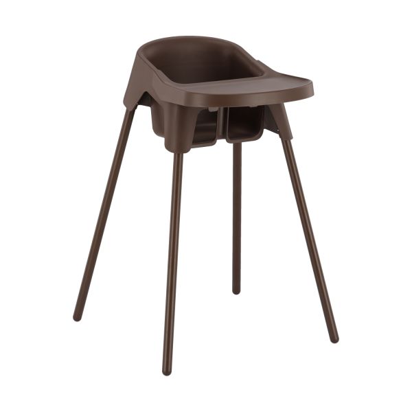 Stoohl Kinderstoel incl. Zitverkleiner + Eetblad + Tuigje - Chocolate