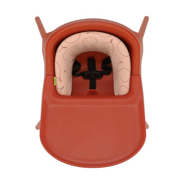 Stoohl Kinderstoel incl. Zitverkleiner + Eetblad + Tuigje - Pumpkin Stoohl Kinderstoel incl. Zitverkleiner + Eetblad + Tuigje - Pumpkin