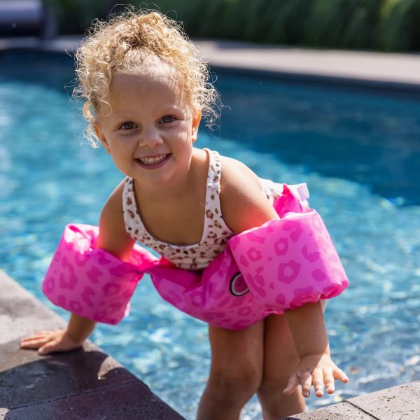 Swim Essentials Puddle Jumper - 2-6 jaar - Pink Leopard Swim Essentials Puddle Jumper - 2-6 jaar - Pink Leopard