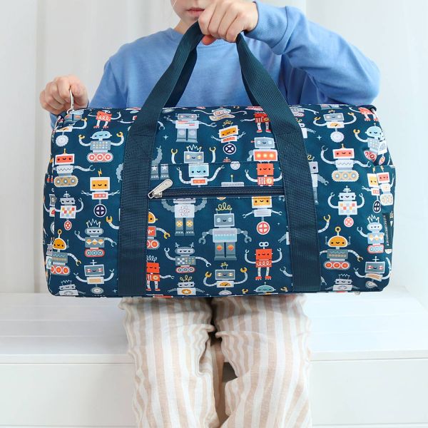 A Little Lovely Company Travel Bag - Robots