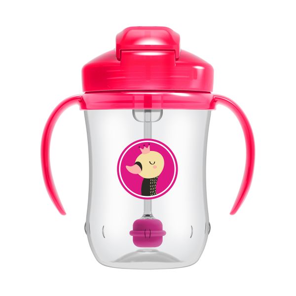 Dr. Brown's Beker Rietje Baby's Eerste Roze 270ml