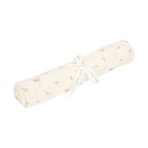 Little Dutch Swaddle Doek - 120 x 120 cm - Hydrofiel - Fairy Blossom Little Dutch Swaddle Doek - 120 x 120 cm - Hydrofiel - Fairy Blossom