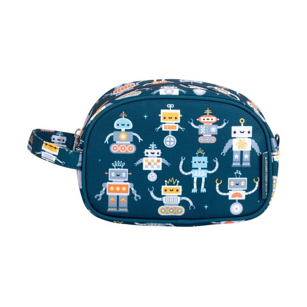 A Little Lovely Company Toiletry Bag - Robots