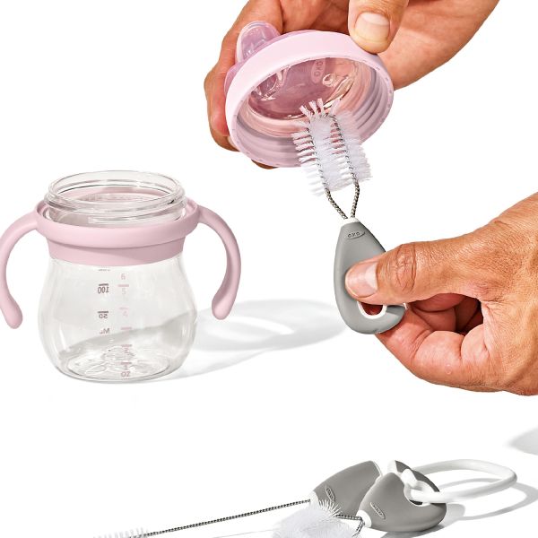 OXO Tot Borstelset voor Kolven & Rietjesbekers - Grey