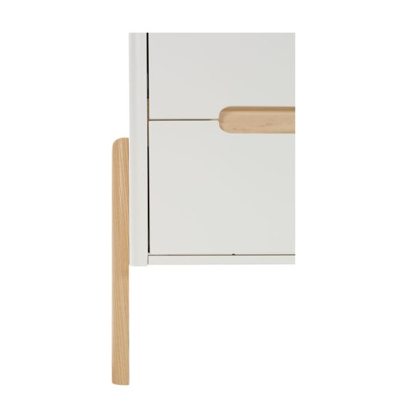 TWF Ledikant 70 x 140 Incl. Juniorzijde - Commode 3 Laden - Hanglegkast Larvik TWF Ledikant 70 x 140 Incl. Juniorzijde - Commode 3 Laden - Hanglegkast Larvik