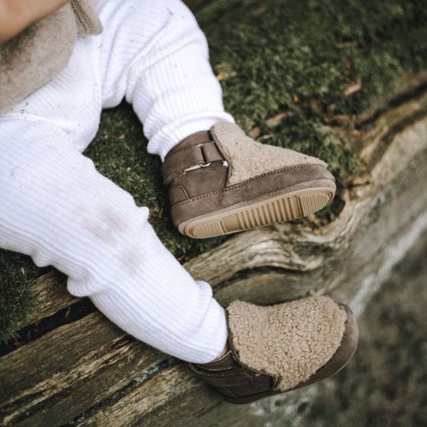 Baby Dutch Teddie Babyboots - S - Brown