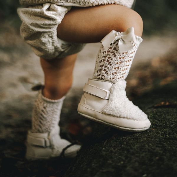 Baby Dutch Teddie Babyboots - XS - Natural Baby Dutch Teddie Babyboots - XS - Natural