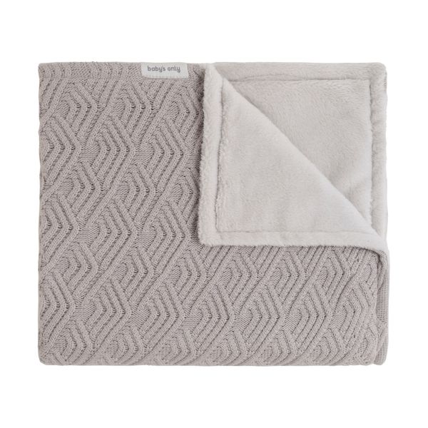 Baby's Only Sierra Wiegdeken Teddy - Urban Taupe Baby's Only Sierra Wiegdeken Teddy - Urban Taupe