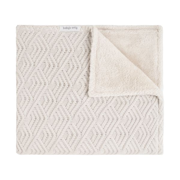 Baby's Only Sierra Ledikantdeken Teddy - Warm Linen 