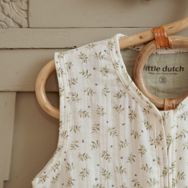 Little Dutch Slaapzak Zomer Hydrofiel Blueberry Leaves 70 cm