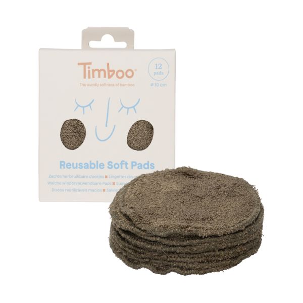 Timboo Herbruikbare pads - 12 Stuks - Jungle Green Timboo Herbruikbare pads - 12 Stuks - Jungle Green