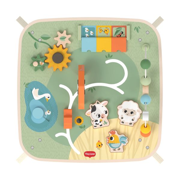 Tiny Love Farmers Funday Activiteitentafel - Hout Tiny Love Farmers Funday Activiteitentafel - Hout