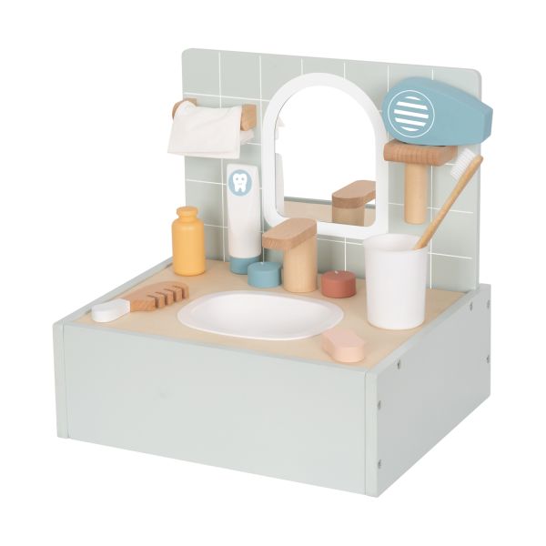 Tooky Toy Badkamer Speelset Mini - Hout