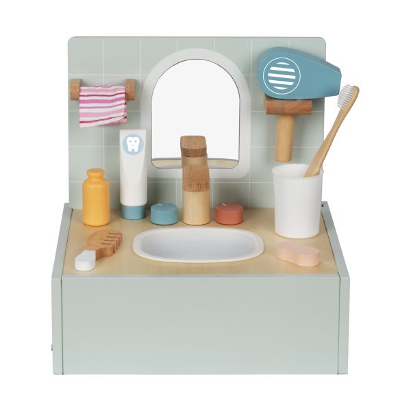Tooky Toy Badkamer Speelset Mini - Hout