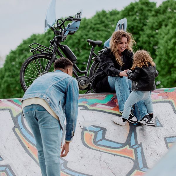 Urban Iki Achterzitje Ta-ke Frame Mounting Fuji Blue / Bincho Black