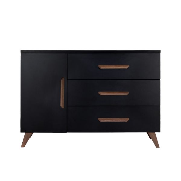 TWF Ledikant 70 x 140 - Commode XL 3 Laden 1 Deur Modena Walnoot - Hanglegkast 2 Deuren 1 Lade Modena Walnoot TWF Ledikant 70 x 140 - Commode XL 3 Laden 1 Deur Modena Walnoot - Hanglegkast 2 Deuren 1 Lade Modena Walnoot