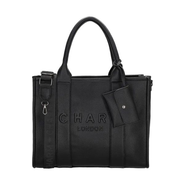 Charm London Laptoptas - Bond - Zwart 